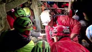 Injured Italian cave explorer rescued days after accident