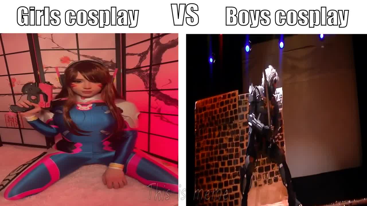 Girls cosplay vs Boys cosplay (Metal Gear Rising) #7