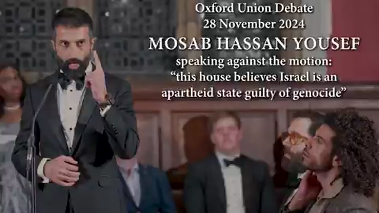 The full speech of Mosab Hassan Yousef at the Oxford Union.