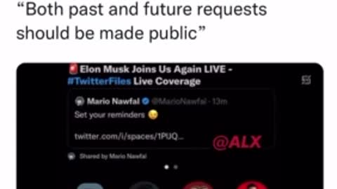 Elon Musk will release all files