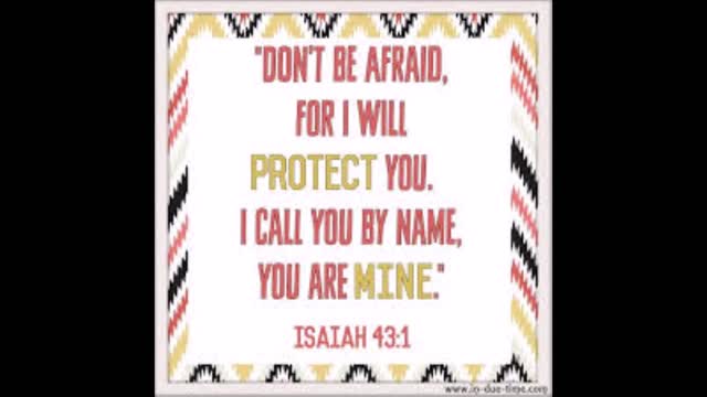 During these turbulent days, do not be afraid! He is with you. 😊 August 10, 2021