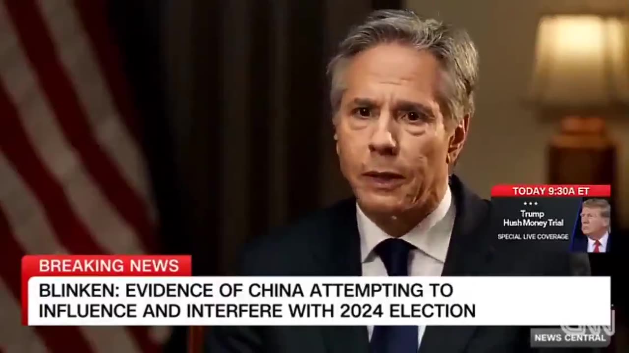 US Secretary of State says there’s evidence that China is attempting to interfere in our elections