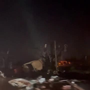 A Tornado, possibly F5 tears through Rolling Fork, Mississippi