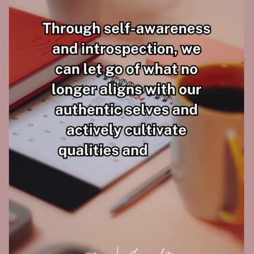 ✨ Self-reflection allows us to pause and gain clarity about our thoughts, feelings, and actions.