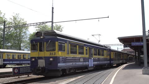 Swiss Rail at Interlaken Ost - 2013