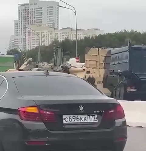 The Entrance to Moscow Guarded by 1 APC