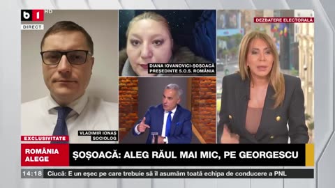 Diana Șoșoacă la B1 TV despre răsturnarea de situație de la alegerile prezidențiale!