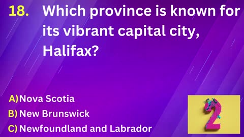 How Much Do You Know About Canada? - General Knowledge Quiz # 2