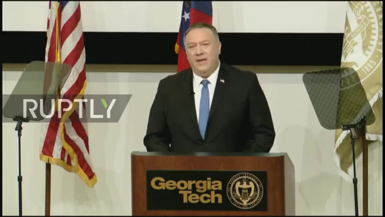 US Secretary of State - China and US colleges - 2020