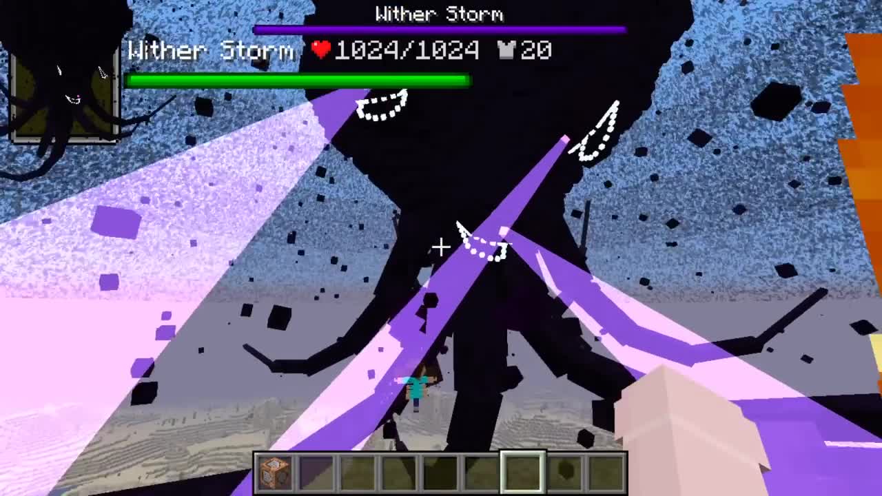 Herobrine Wither vs Wither Storm 7 STAGE in minecraft creepypasta8