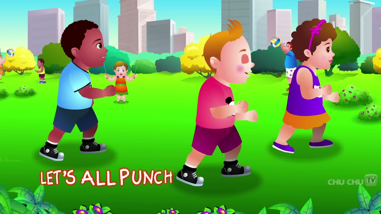 Head, Shoulders, Knees and Toes - Popular Nursery Rhymes Collection for Kids - ChuChu TV Rhymes Zone