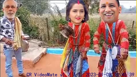 मोदी योगी की शायरी शेर शायरी जवाबी मुकाबला काजल राघवानी की सायरी funny video(1)