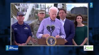 Joe Biden has the audacity to suggest that Hurricane Ian ended the discussion on whether climate change is real