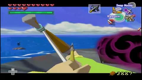 Let's Play Wind Waker Flight Control Platform to Star Island