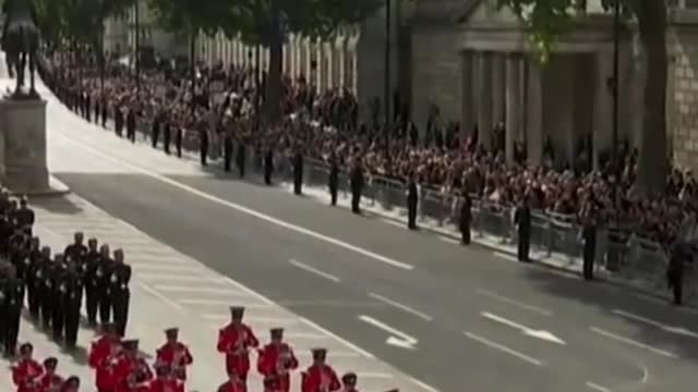 Millions crowded the streets for QueenElizabeth's funeral.