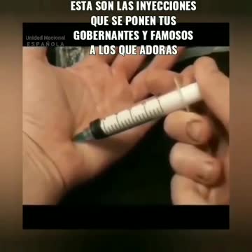 Estas son las jeringuillas y agujas que utilizan algunos famosos para hacer creer a los ingenuos