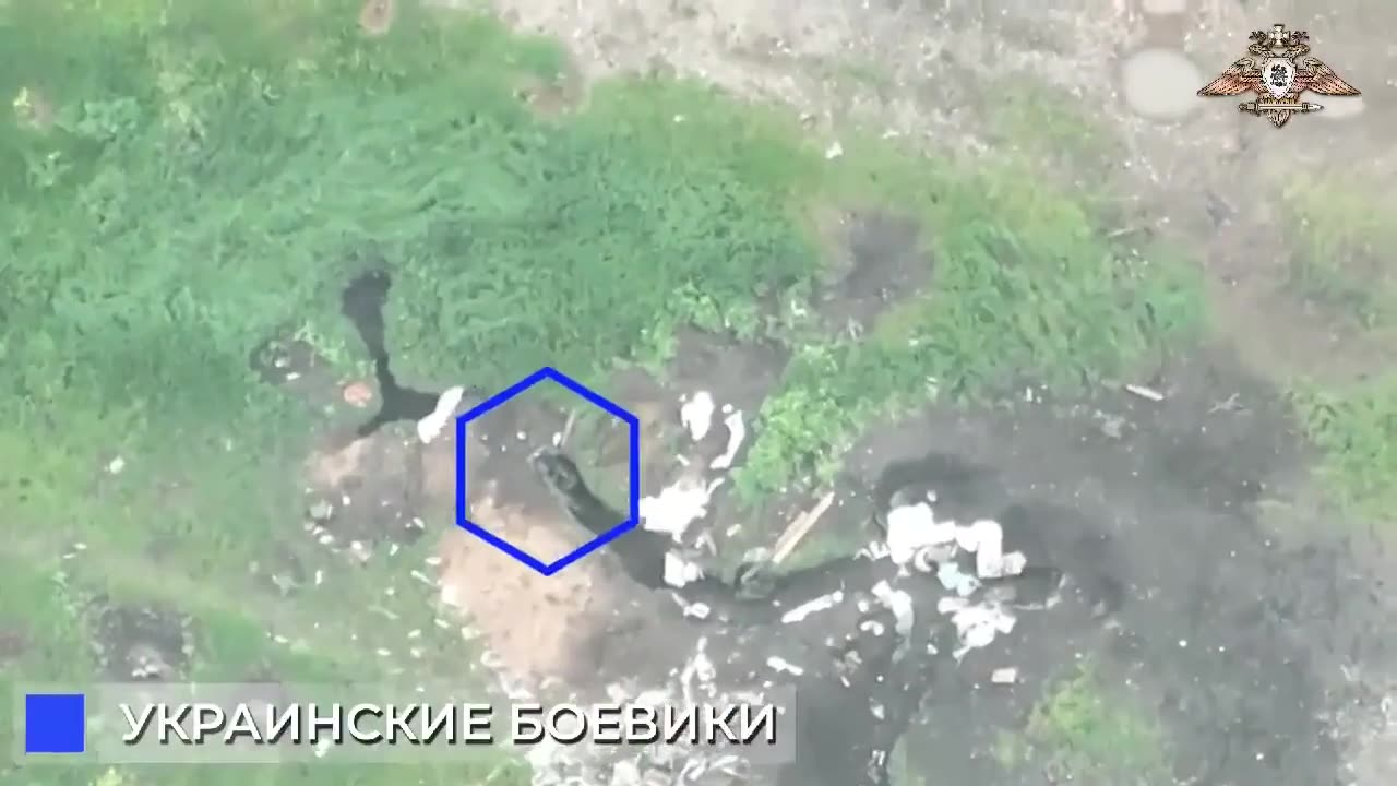 Avdiivka direction - the work of kamikaze drones on Ukrainian positions.