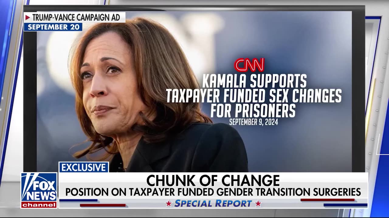 Justice! Kamala Harris gets decapitated in interview for Fox interview awesome