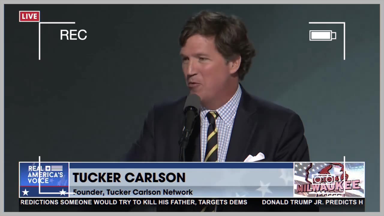 Tucker Carlson Rocks The Stage With Epic Speech!