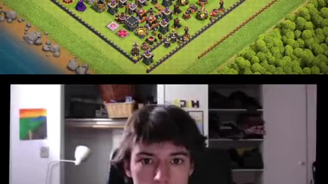 alguém ainda joga?🗿 #clashofclans #coc #cocth14 #timelapse #meme #humor #game