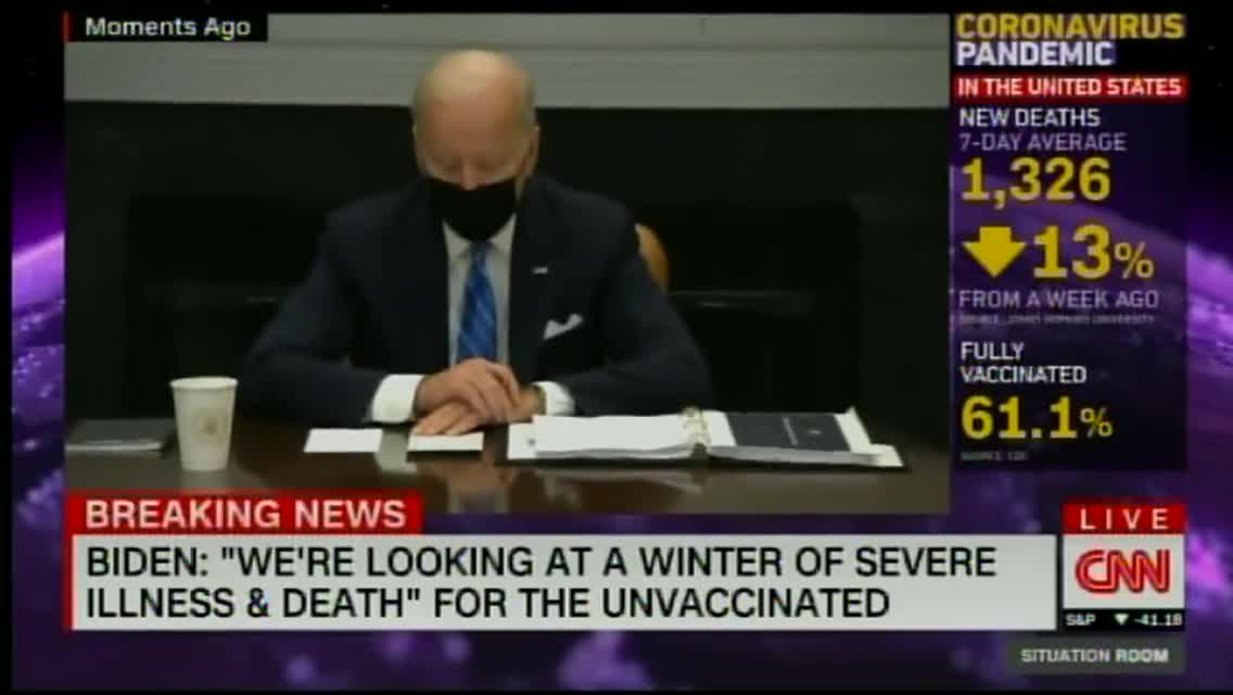 "Winter of severe illness and death" for the Unvaccinated.