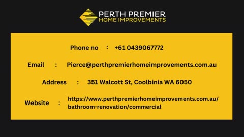 Commercial Bathroom Renovations in Perth