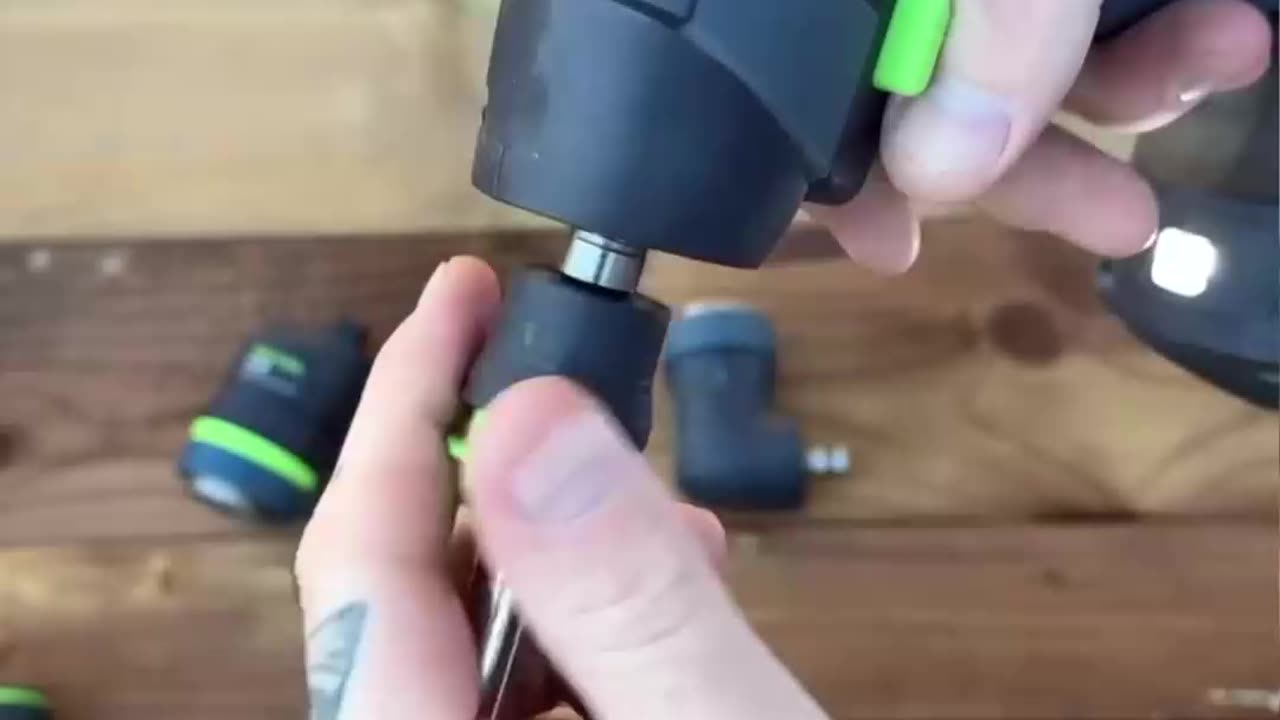 Check out this Festool TXS-18 compact drillIt features their FastFix