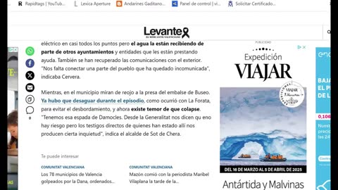 RESUMEN perfecto PRUEBAS apertura embalses "atentado dana agenda2030"