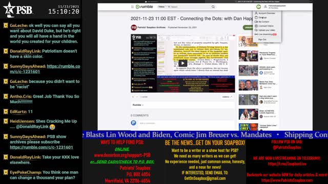 2021-11-23 15:00 EST - The Common Sense Show: with Derek & Janet