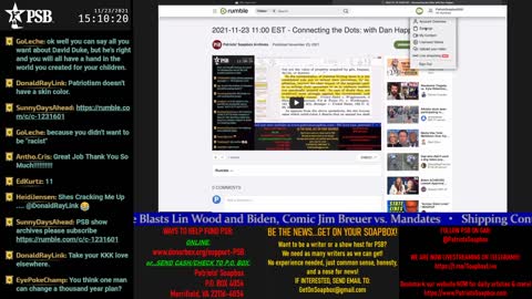 2021-11-23 15:00 EST - The Common Sense Show: with Derek & Janet