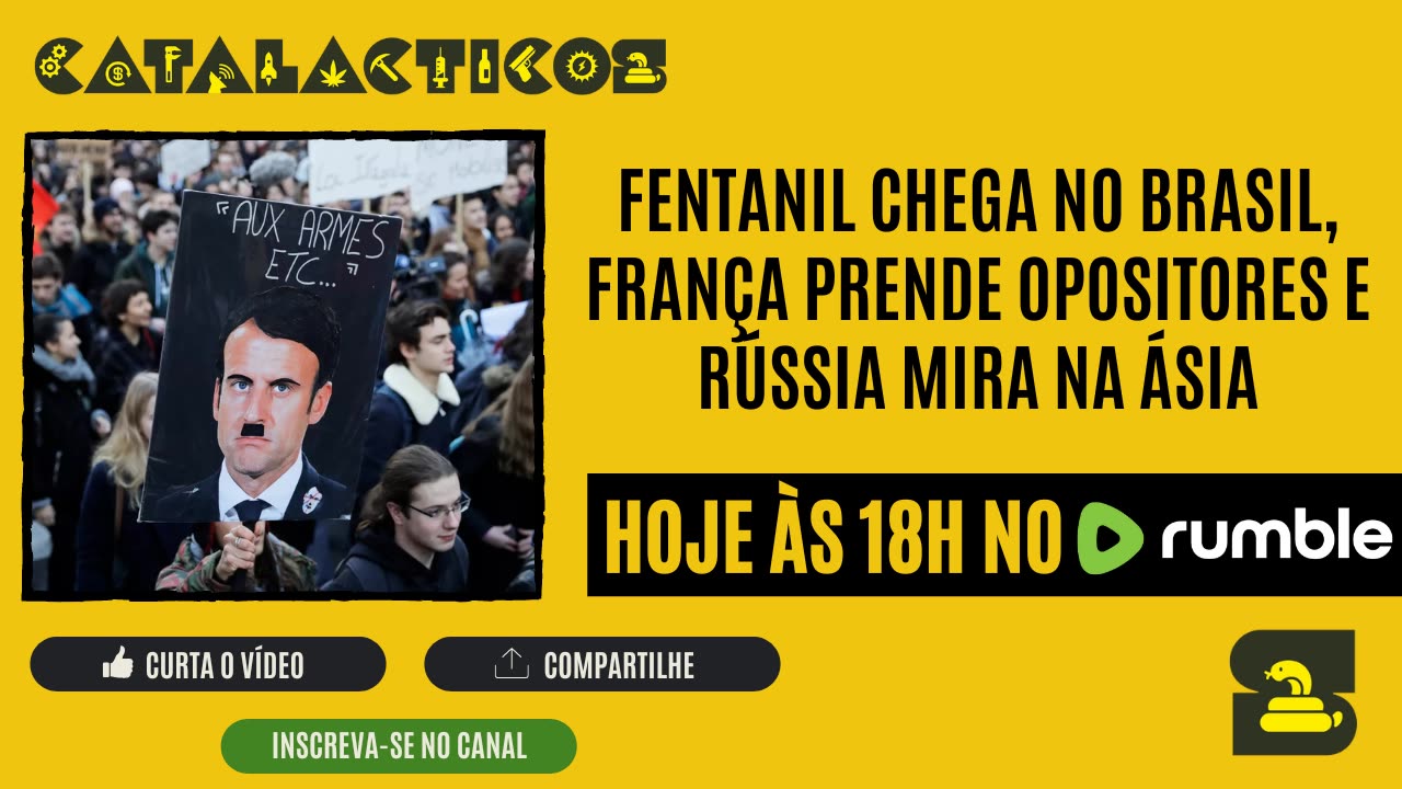 #55 Fentanil Chega No Brasil, França Prende Opositores E Rússia Mira Na Ásia