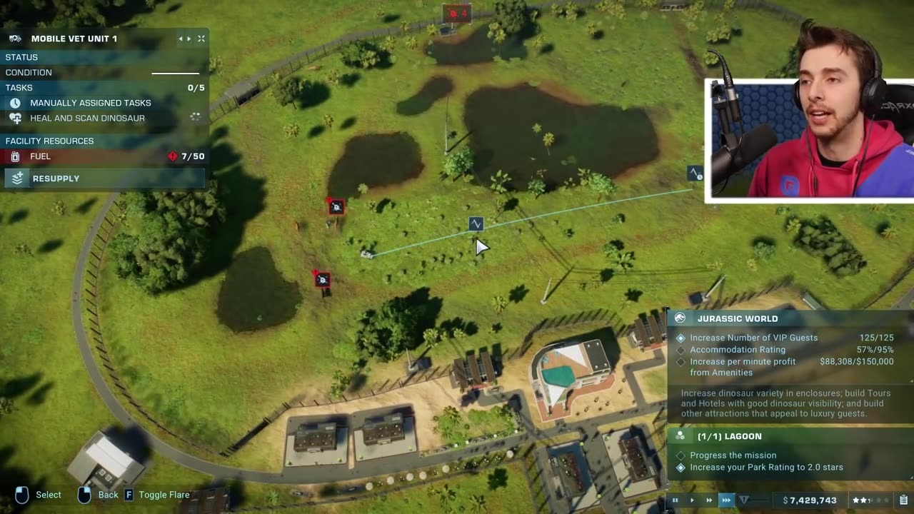 LET'S MAKE JURASSIC WORLD! - COMPLETE JURASSIC WORLD CHAOS THEORY | Ep1 Jurassic World Evolution 2