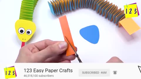 Amazing Paper Snake - Moving paper toys