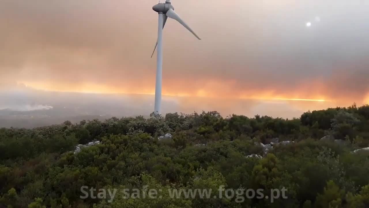 Breaking Portuguese news: Fires rage in Central Portugal - 8th July, 2022 - Serra de Alvaiázere