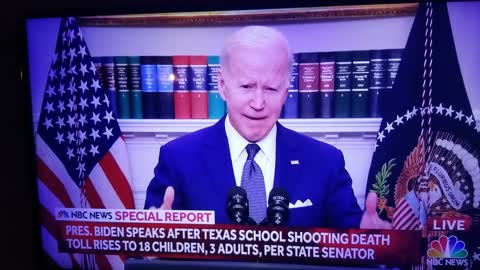 How Quickly Biden Politicized the Texas School shooting