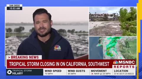 'We never have this:' San Diego and Palm Springs prep for rare tropical storm