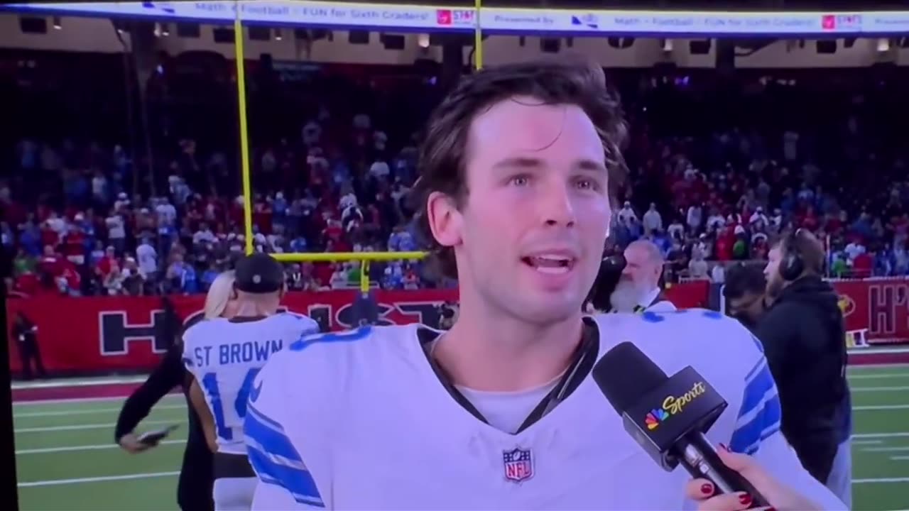 Detroit Kicker Has an Awesome Message After Kicking Game-Winner