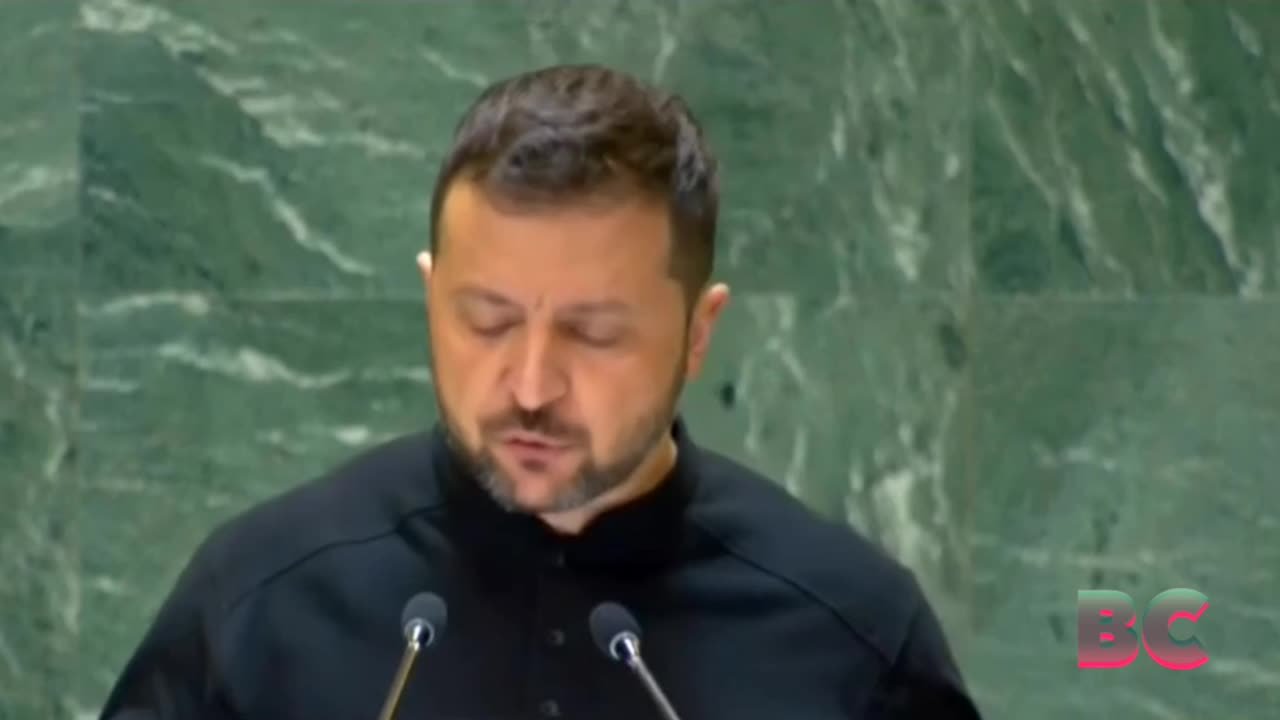 Zelenskyy slams ‘colonial’ peace proposal to war with Russia in UN speech