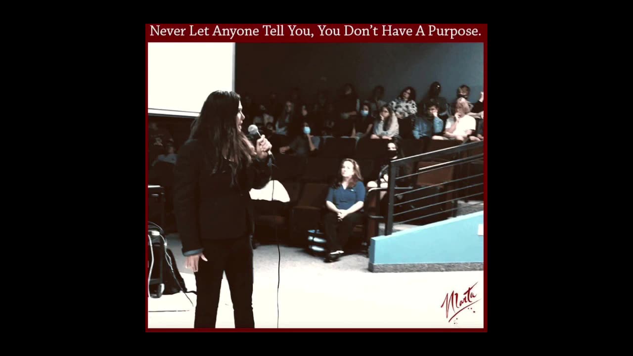 🎤Never let anyone tell you, don’t have a purpose