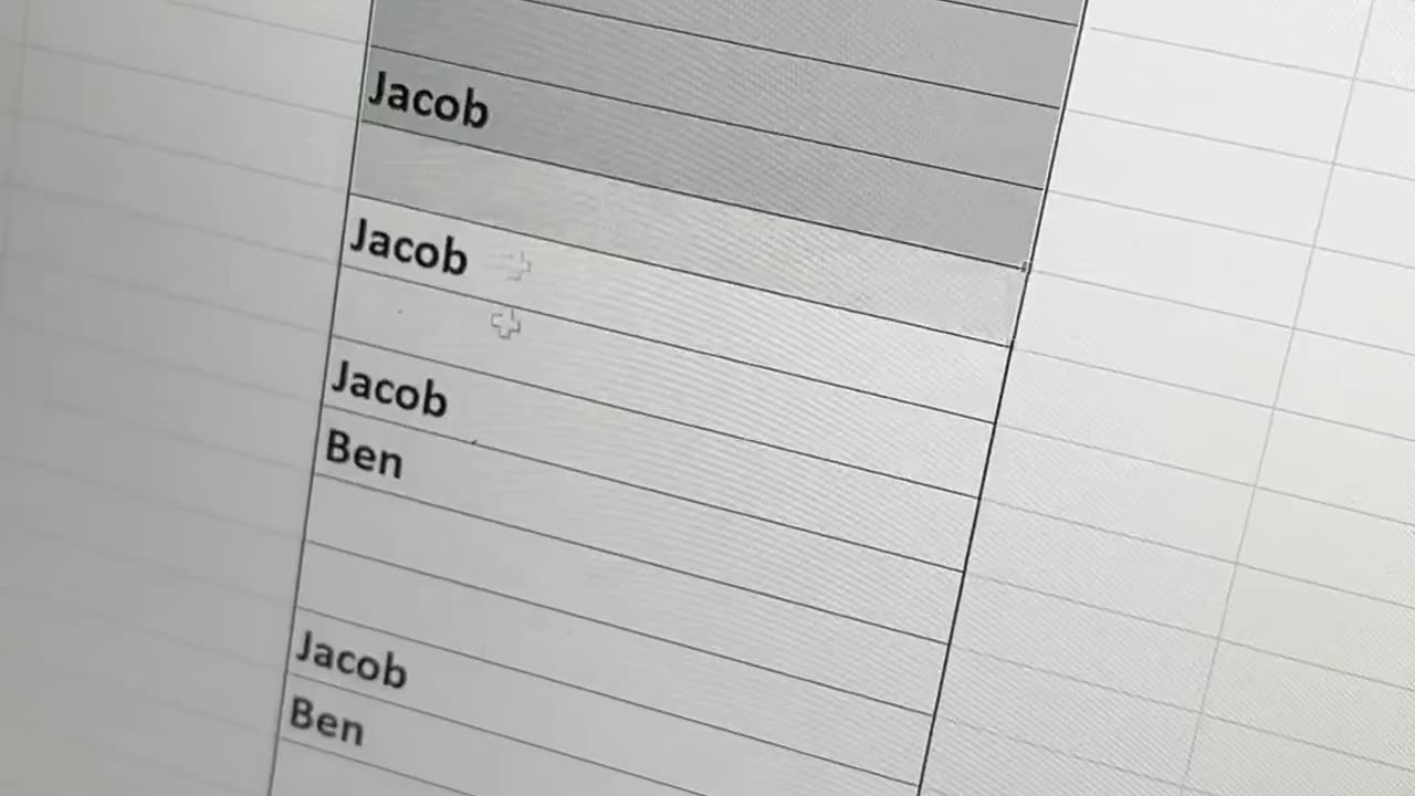 Excel tricks