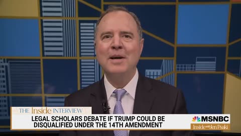 Delusional Adam Schiff Thinks The 14th Amendment Disqualifies Trump