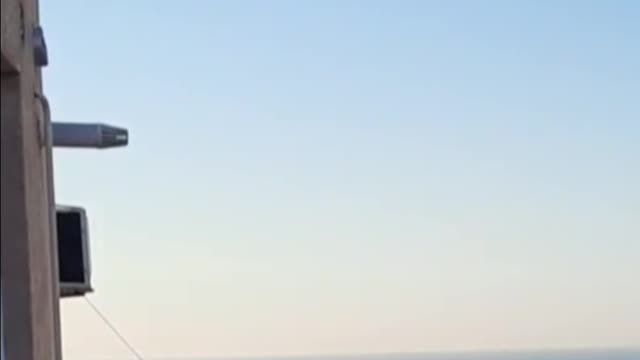 Artillery hitting off the coast of Odessa