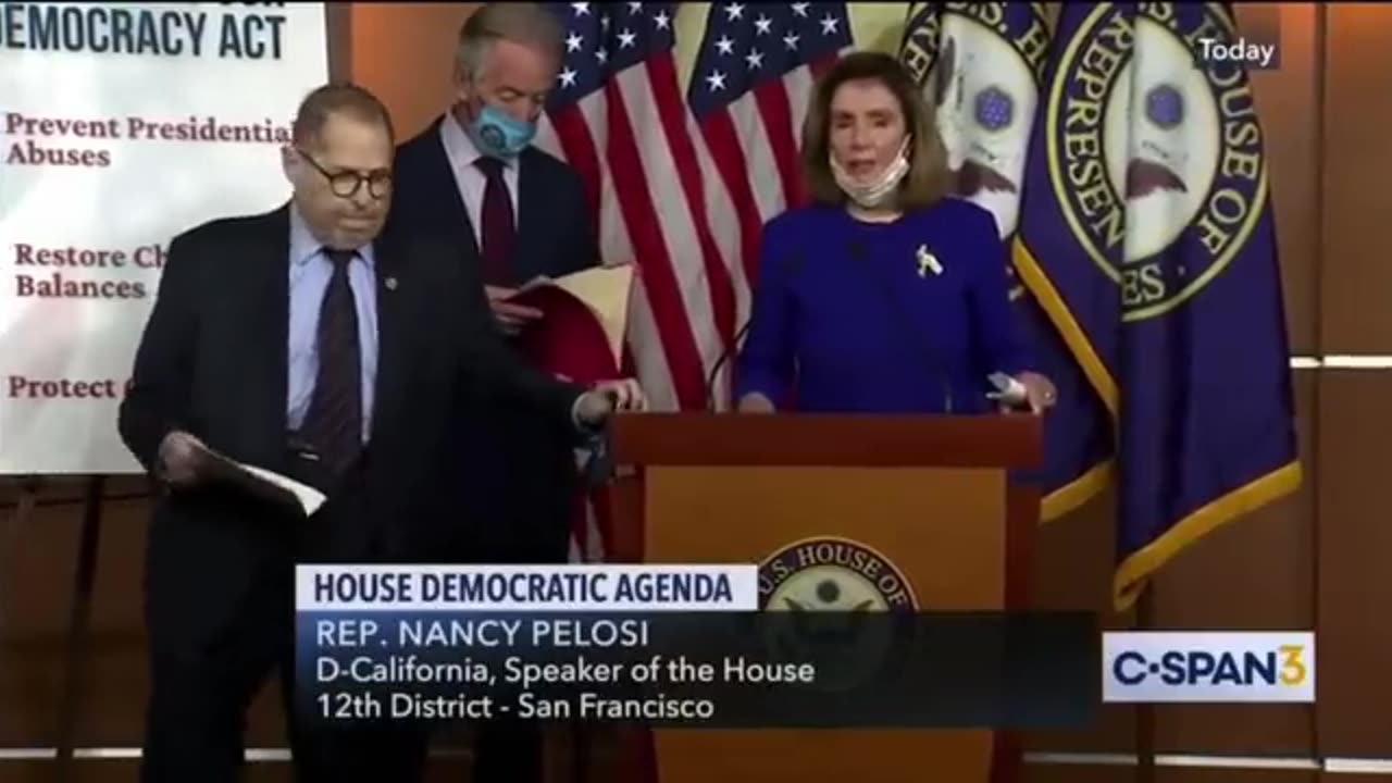 Jerry Nadler Shits His Pants On Live TV Skank Nancy Pelosi Digs That Shit!!!!