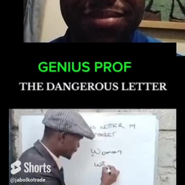 GENIUS PROF#logic#letters #worry #wife #woman #war #commonsense #common #thinking #criticalthinking