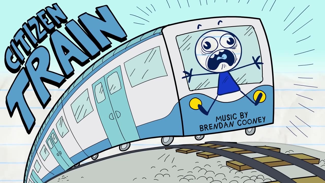 Pencilmate Races The Train! -in- "Citizen Train" | Pencilmation