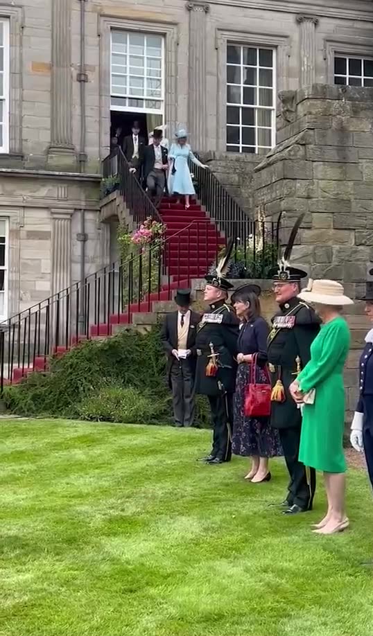 King and Queen attend garden party at Palace of Holyroodhouse