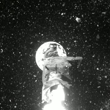 OSIRIS REx Aftermath of Sample Collection at Asteroid Bennu SamCam View