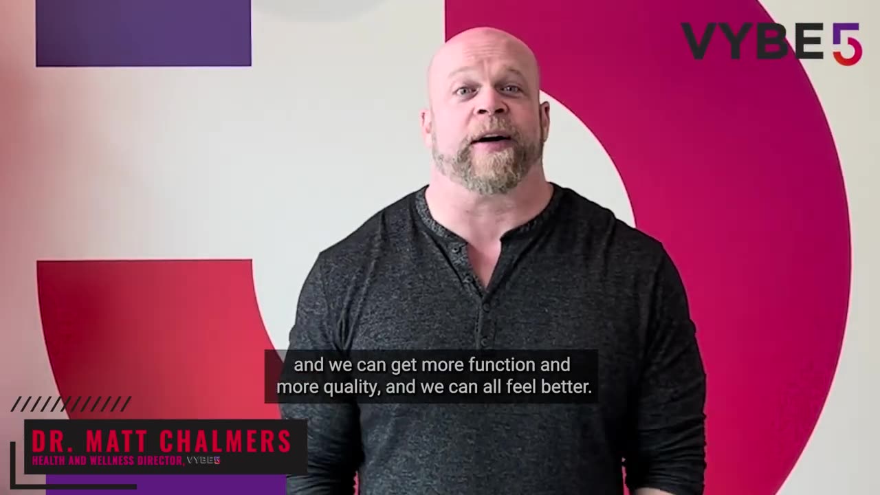 Vybe5 with Dr. Matt Chalmers: Why you should stretch
