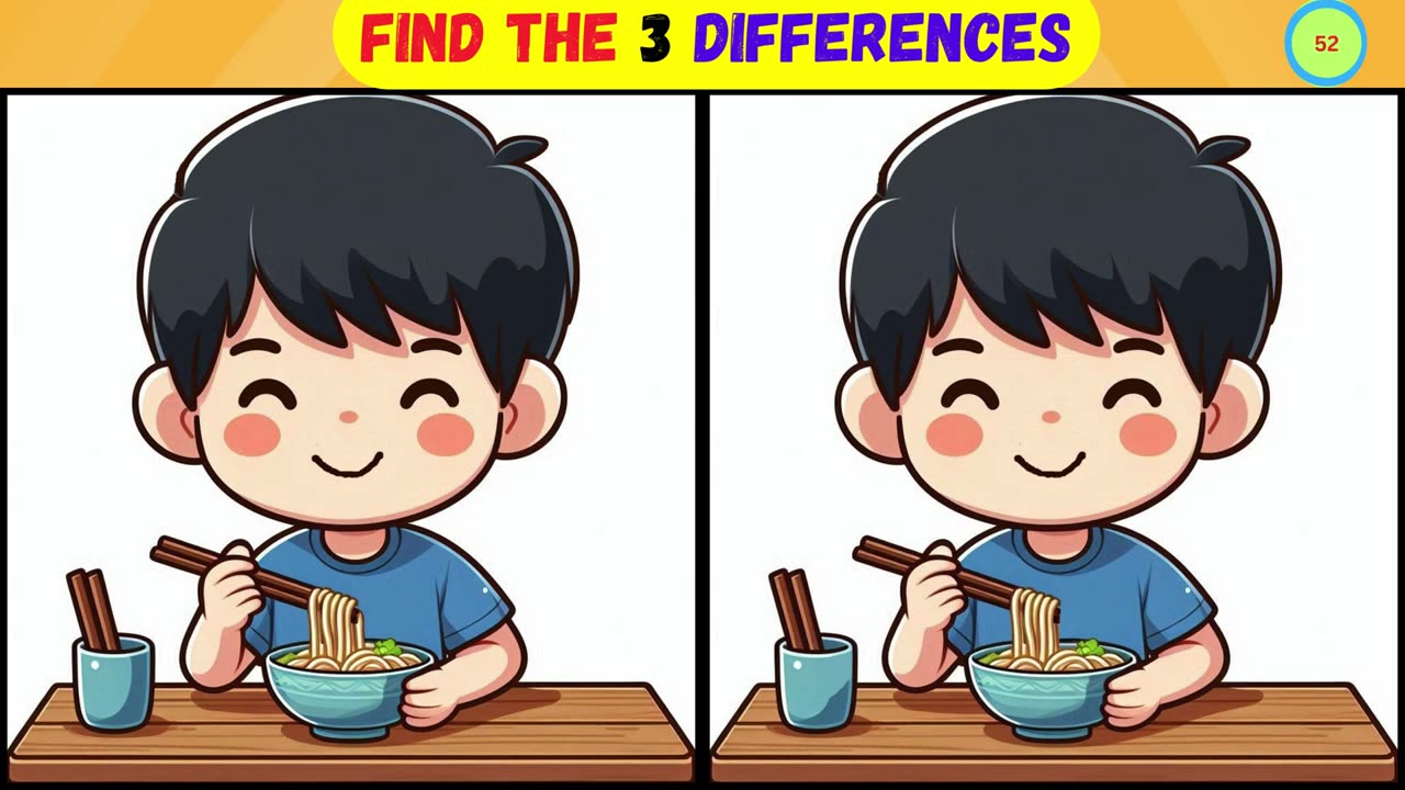 FUN 3 DIFFERENCES MIND VISUAL QUIZZES