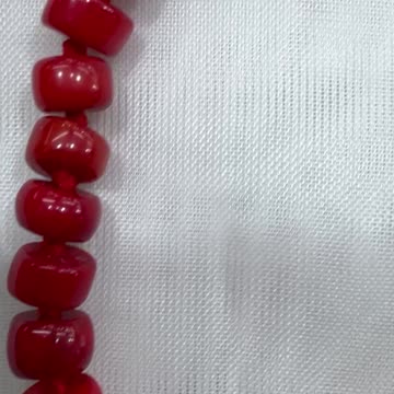 Handmade + Knotting Unique Necklace with Coral, Cinnabar Yin Yang, Happy Buddha